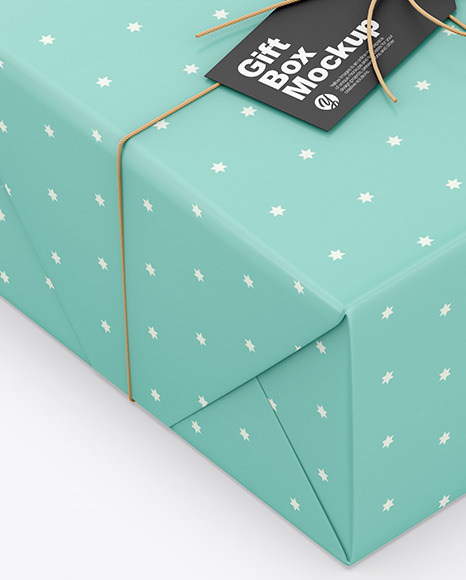 Gift Paper Box Mockup