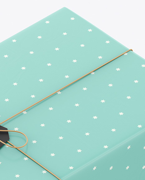 Gift Paper Box Mockup