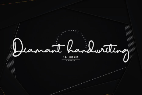 Diamant Handwriting Font - Personal branding