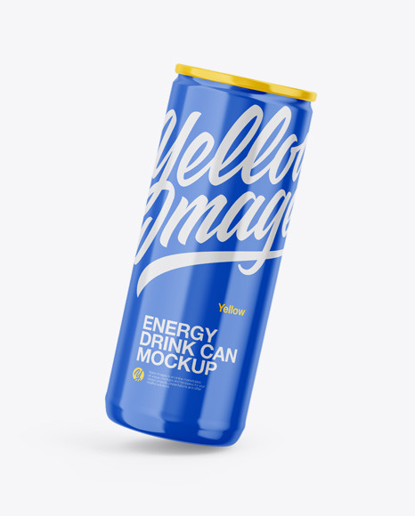 Glossy Can Mockup - Beer can mockup
