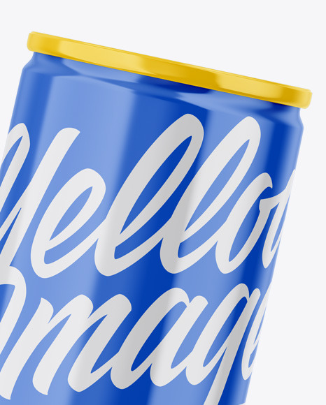 Glossy Can Mockup