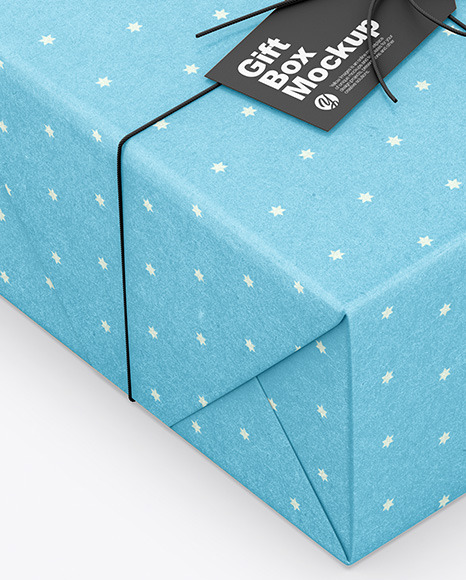 Gift Kraft Box Mockup