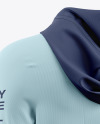 Women's Half-Zip Hoodie Mockup