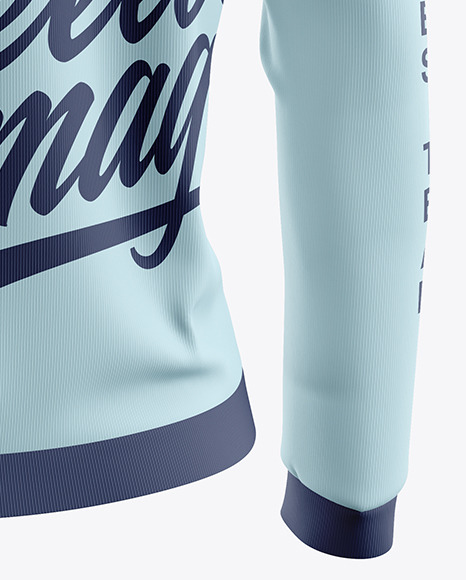 Women's Half-Zip Hoodie Mockup