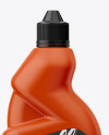 Matte Plastic Bottle Mockup - Front View