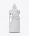 Matte Plastic Bottle Mockup - Front View