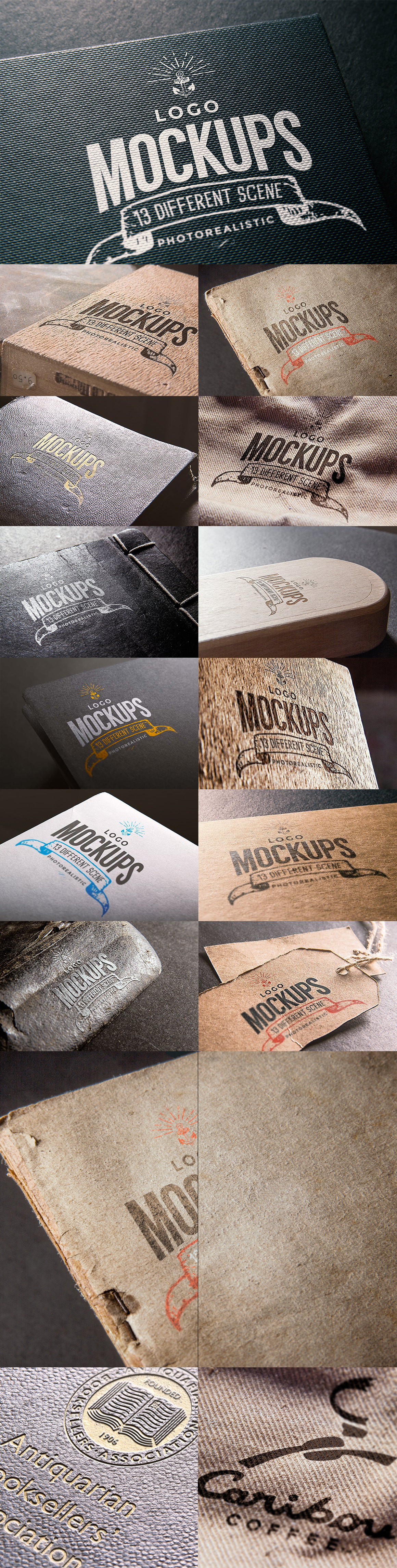 13 Logo Mockups 13 Logo Mockups