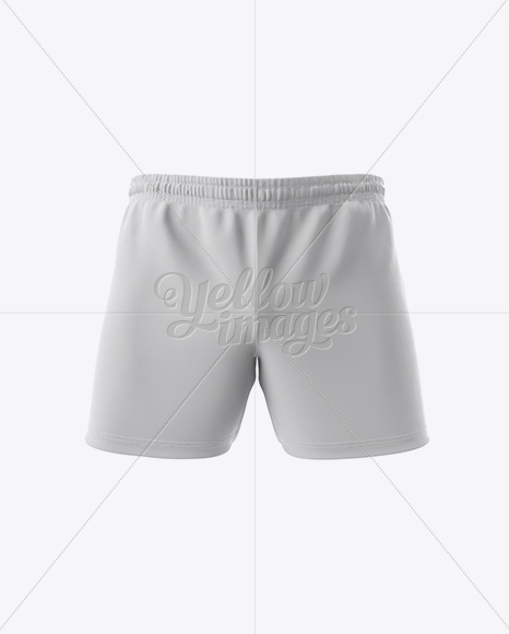 Men’s Rugby Shorts HQ Mockup - Front View