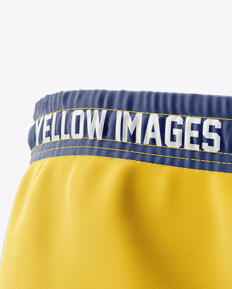 Men’s Rugby Shorts HQ Mockup - Front View