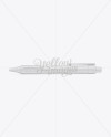 Glossy Click Pen Mockup - Side View