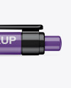 Glossy Click Pen Mockup - Side View