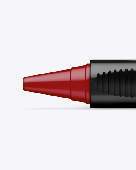 Matte Click Pen Mockup - Side View