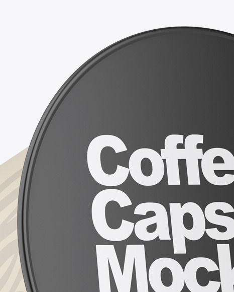 Matte Coffee Capsule Mockup