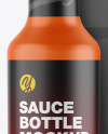 Matte Sauce Bottle w/ Box Mockup