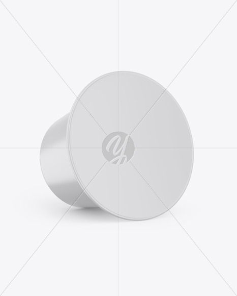 Glossy Coffee Capsule Mockup