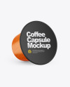 Glossy Coffee Capsule Mockup