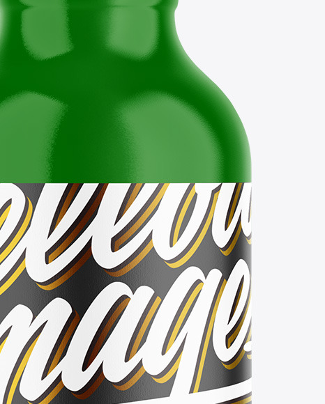 Glossy Plastic Dropper Bottle Mockup