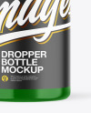 Glossy Plastic Dropper Bottle Mockup