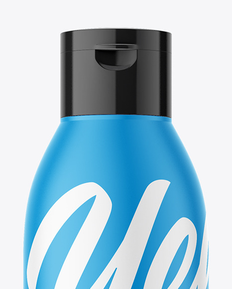 Matte Plastic Bottle Mockup