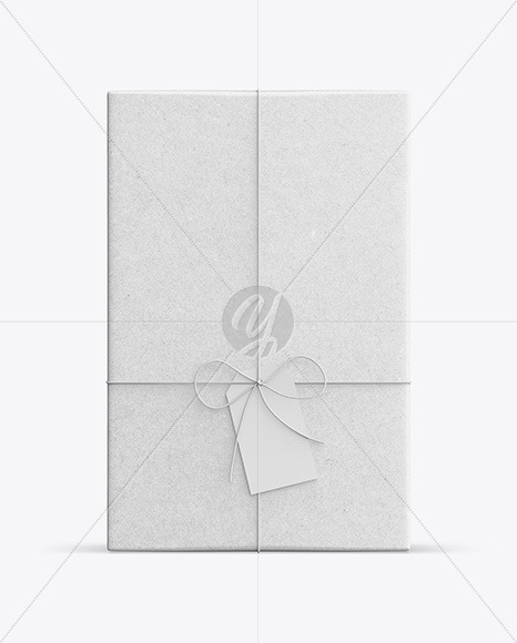 Gift Kraft Box Mockup