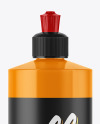 Glossy Plastic Bottle Mockup