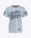 Melange Men’s T-shirt Mockup