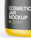 Matte Cosmetic Jar Mockup