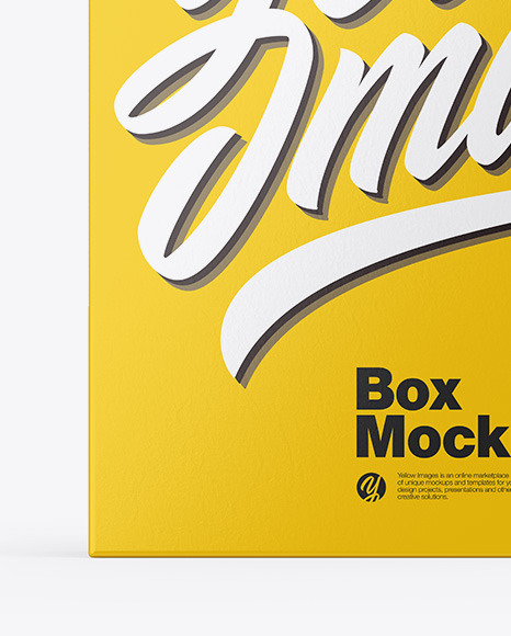 Glossy Box Mockup