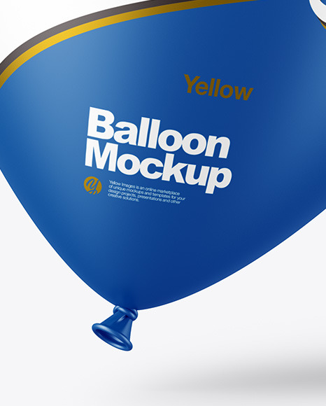 Matte Balloon Mockup