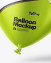 Metallic Balloon Mockup