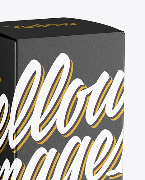 Glossy Dropper Bottle with Box Mockup