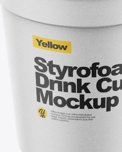 Styrofoam Cup With Splash