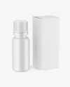 Matte Dropper Bottle with Box Mockup