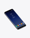 Midnight Black Samsung Galaxy S8 Phone Mockup