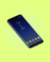 Midnight Black Samsung Galaxy S8 Phone Mockup