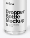 Clear Glass Dropper Bottle with Box Mockup