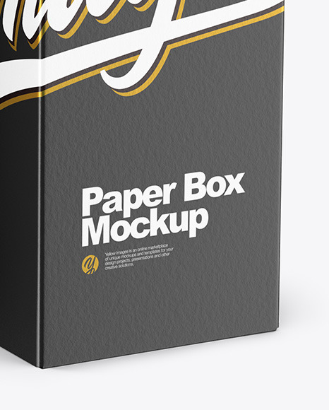 Clear Glass Dropper Bottle with Box Mockup