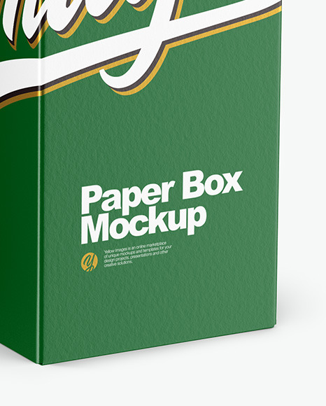 Clear Glass Dropper Bottle with Box Mockup