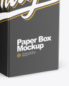 Dark Liquid Dropper Bottle with Box Mockup