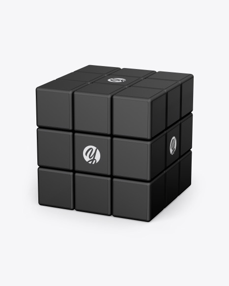 Matte Rubik's Cube Mockup