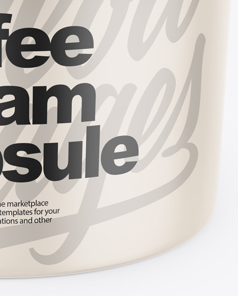 Matte Coffee Creamer Mockup