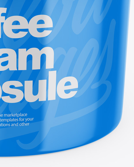 Glossy Coffee Creamer Mockup