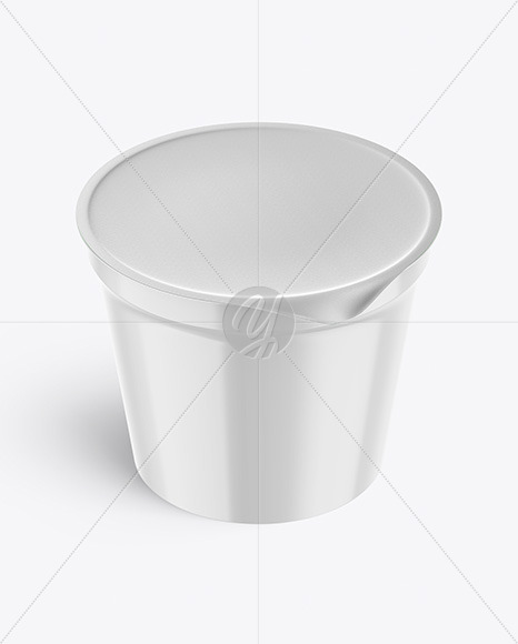 Glossy Plastic Cup Mockup