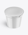 Glossy Plastic Cup Mockup