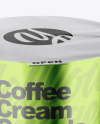 Glossy Metallic Coffee Creamer Mockup Glossy Metallic Coffee Creamer Mockup