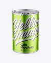 Metallic Can Mockup