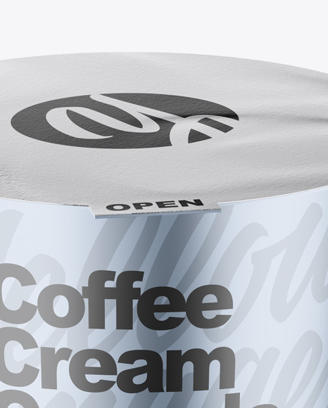 Matte Metallic Coffee Creamer Mockup Matte Metallic Coffee Creamer Mockup