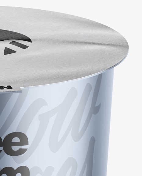 Matte Metallic Coffee Creamer Mockup Matte Metallic Coffee Creamer Mockup