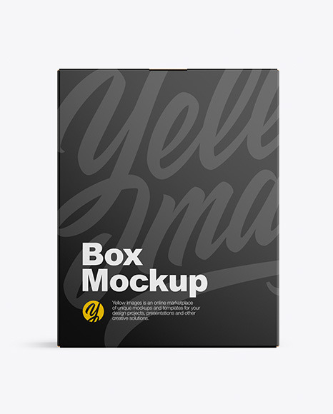 Paper Box Mockup