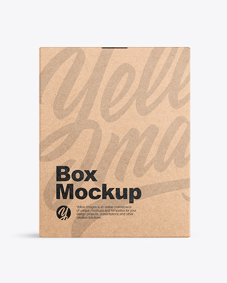 Kraft Box Mockup